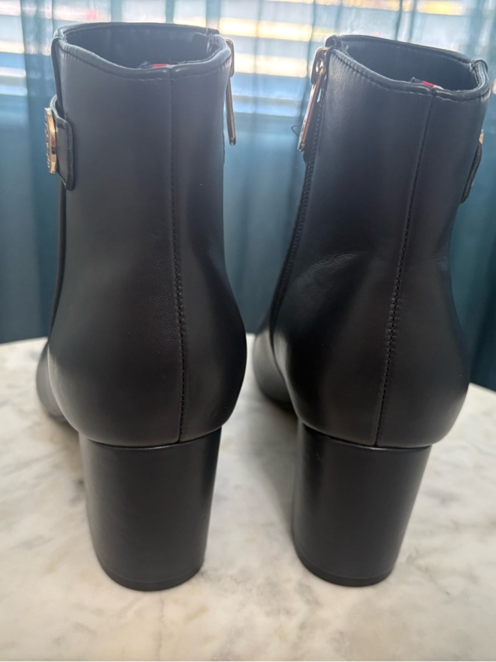 Tommy Hilfiger Dark Navy Herxi ankle boots - Picture 2 of 11